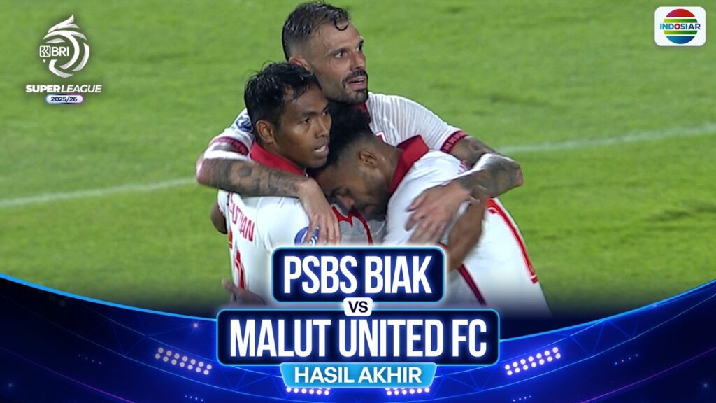 PSBS Biak Makin Terjepit, Laga Melawan Malut United Tertunda Karena Hujan Lebat