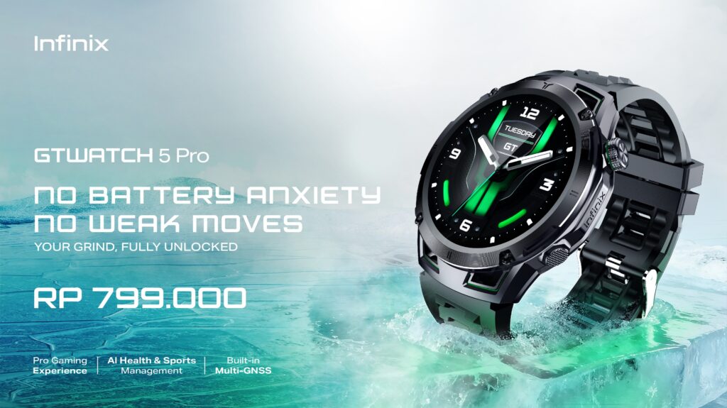 GTWATCH 5 Pro Dan GTBUDS 5 Dari Infinix, Ekosistem Gaming Murah Yang Serius Digarap