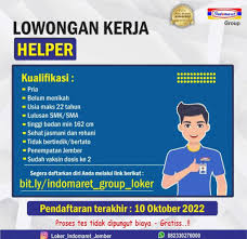 Lowongan Indomaret Group April 2026 Terbuka Untuk SMA Hingga S1, Pendaftaran Online Dibuka