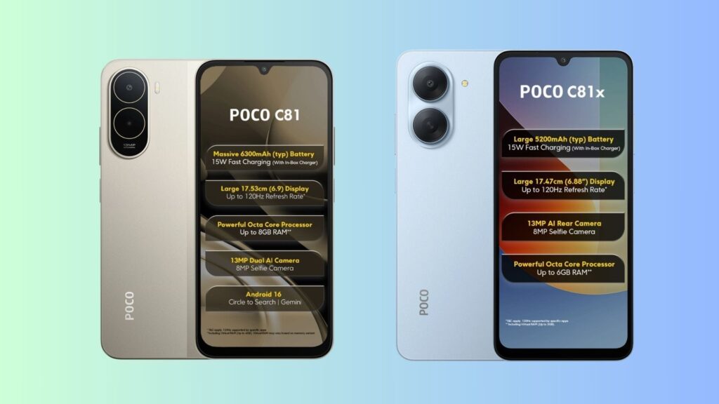 Poco C81 Tawarkan Update Bertahun-tahun, Baterai 6300mAh Jadi Nilai Tambah Besar