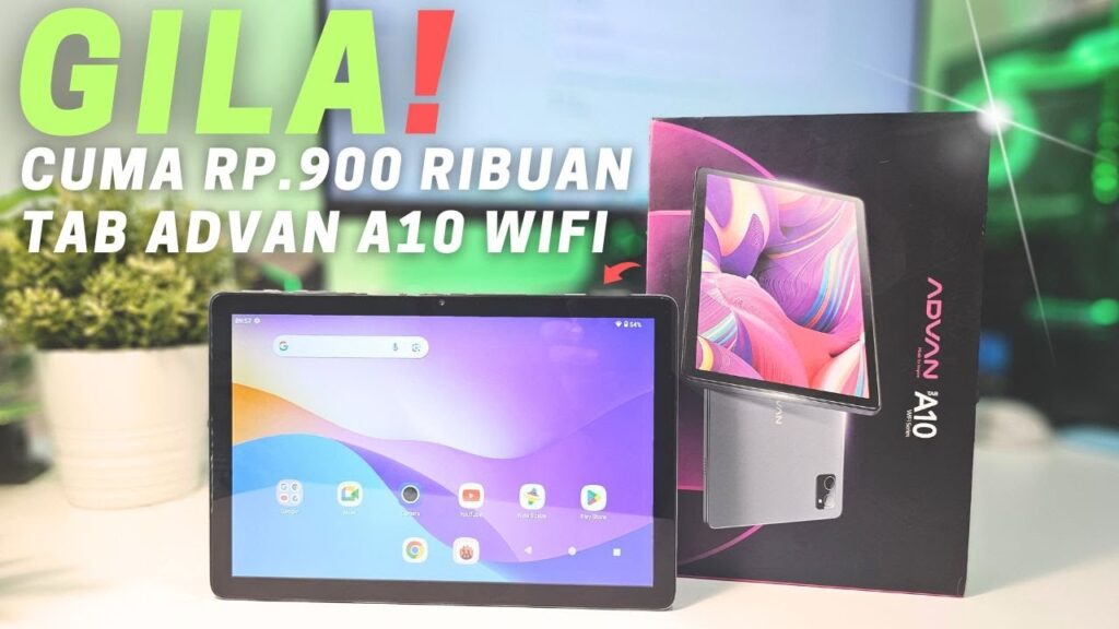 Tablet 1 Jutaan Yang Nyaman Dipakai di Rumah, Advan A10 Bawa Baterai Besar dan Desain Tipis