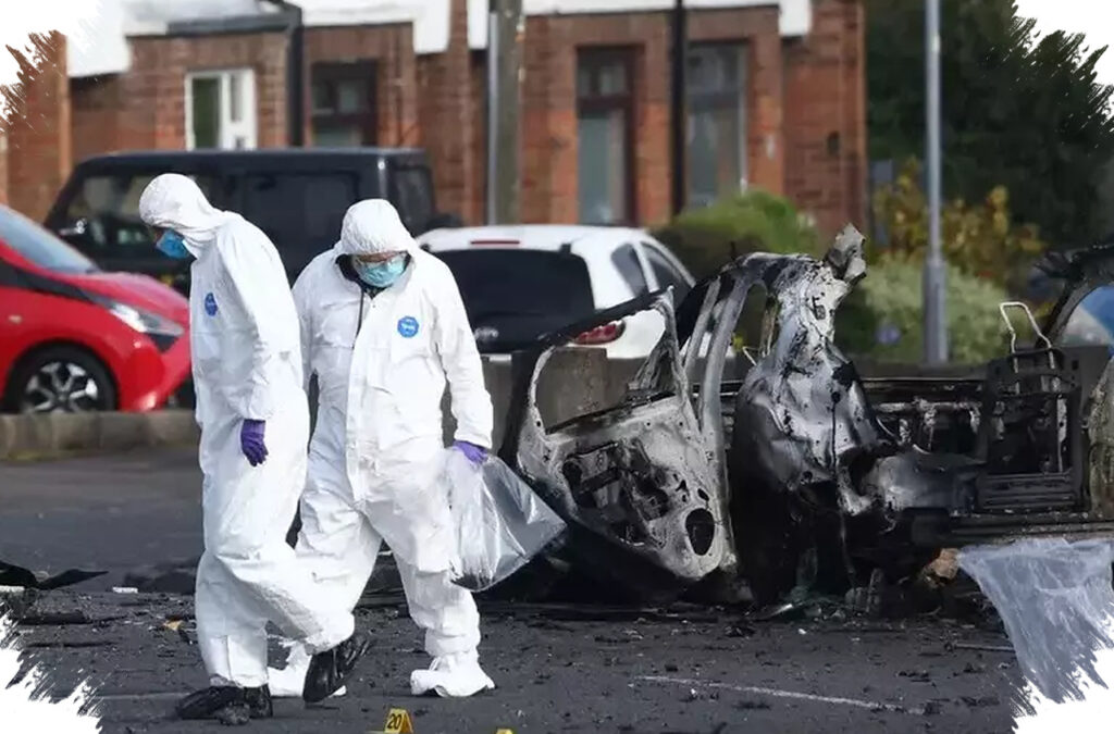 Warga Diungsikan Usai Bom Mobil Menghanguskan Area Kantor Polisi Di Belfast, Pengamanan Diperketat
