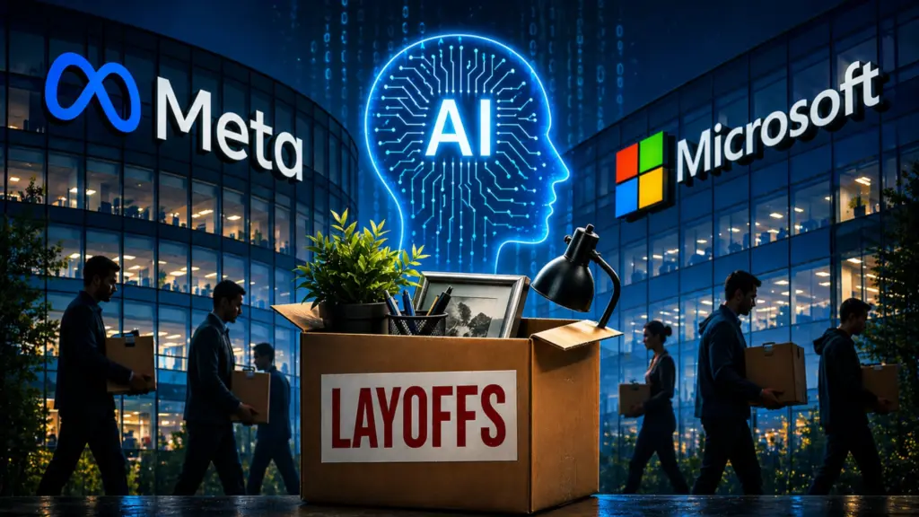 AI Mendorong PHK Besar Di Meta Dan Microsoft, 20.000 Pekerja Kena Dampaknya