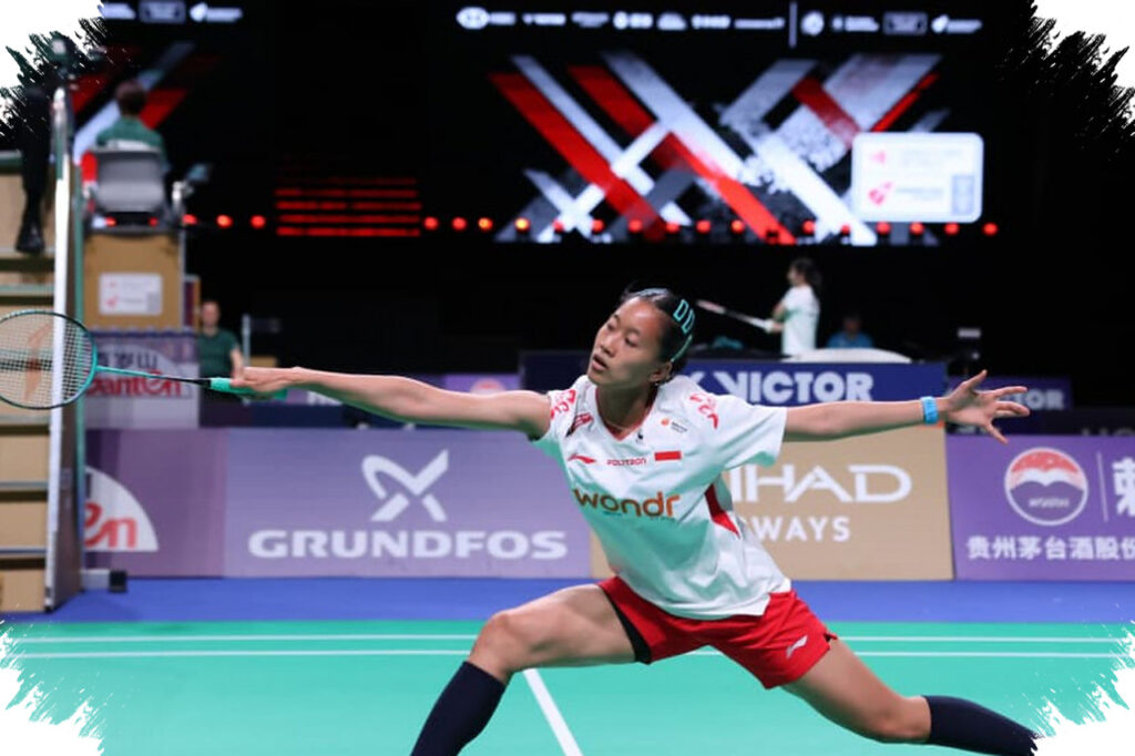 Kalah Tiga Gim Lawan Michelle Li, Putri Buka Langkah Indonesia Dengan Beban Berat