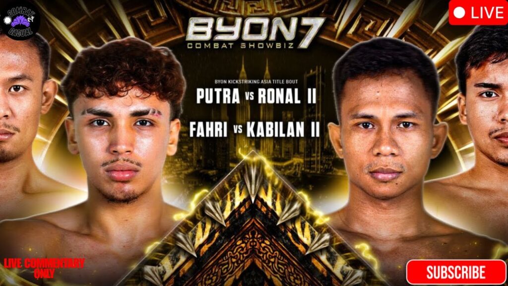 BYON Combat Showbiz 7 Pindah ke Kuala Lumpur, Duel Indonesia-Malaysia Siap Memanas di WTC