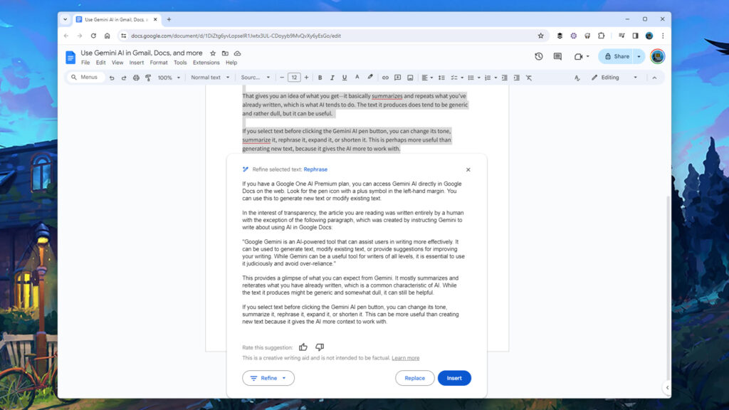Match Doc Format Bikin Gemini Makin Berguna, Google Docs Kian Rapi Untuk Kerja Harian