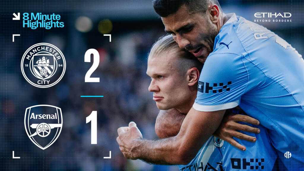 City Geser Arsenal di Puncak, Haaland dan Guardiola Kian Menekan Perebutan Gelar