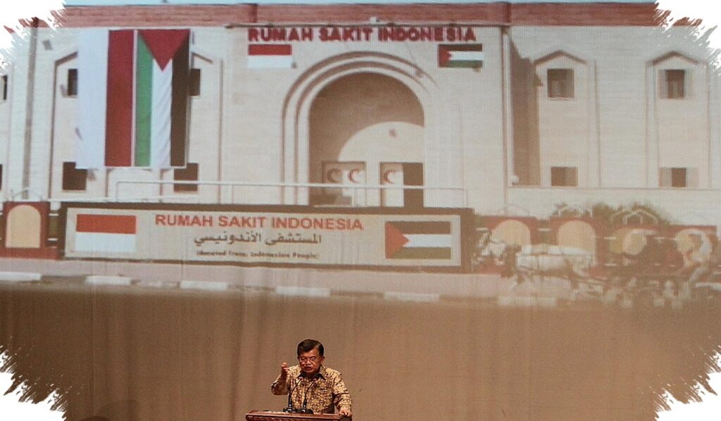 Kemlu Kecam Spanduk Israel di Reruntuhan RS Indonesia Gaza, Sebut Provokasi Tak Pantas