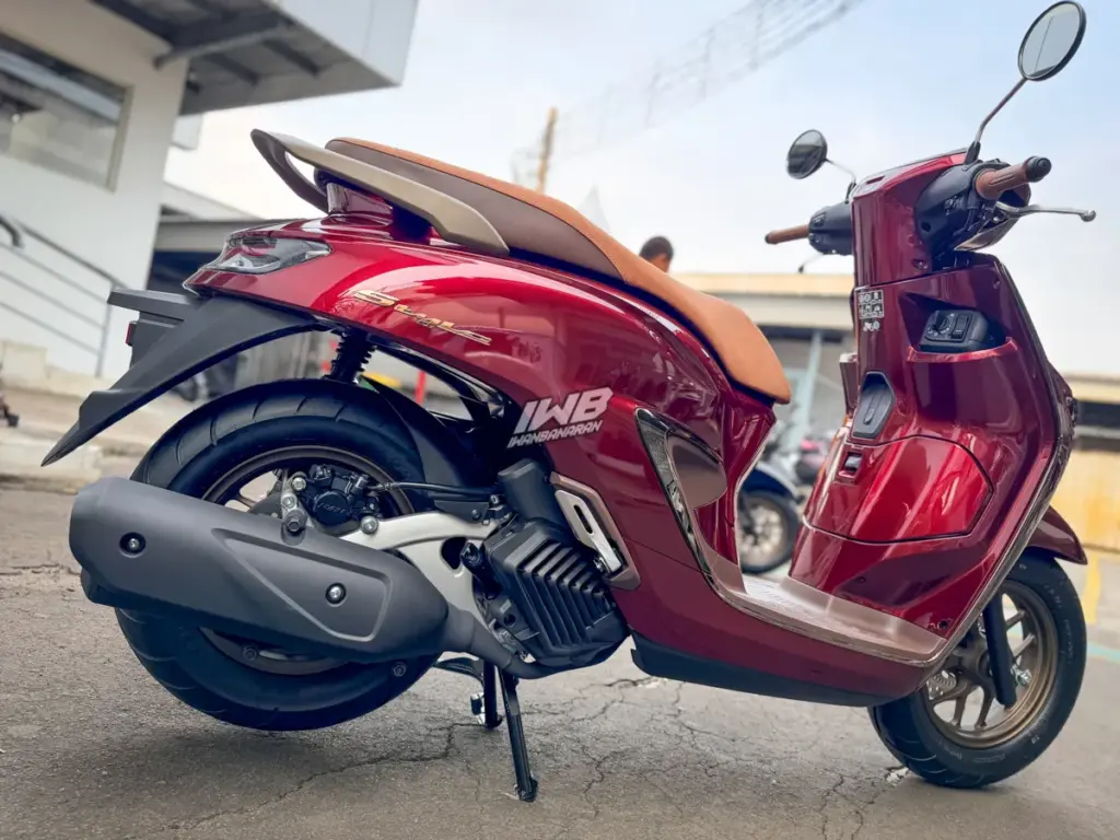 Warna Red Burgundy Hadir di Honda Stylo 2026, Aura Mewahnya Makin Tegas