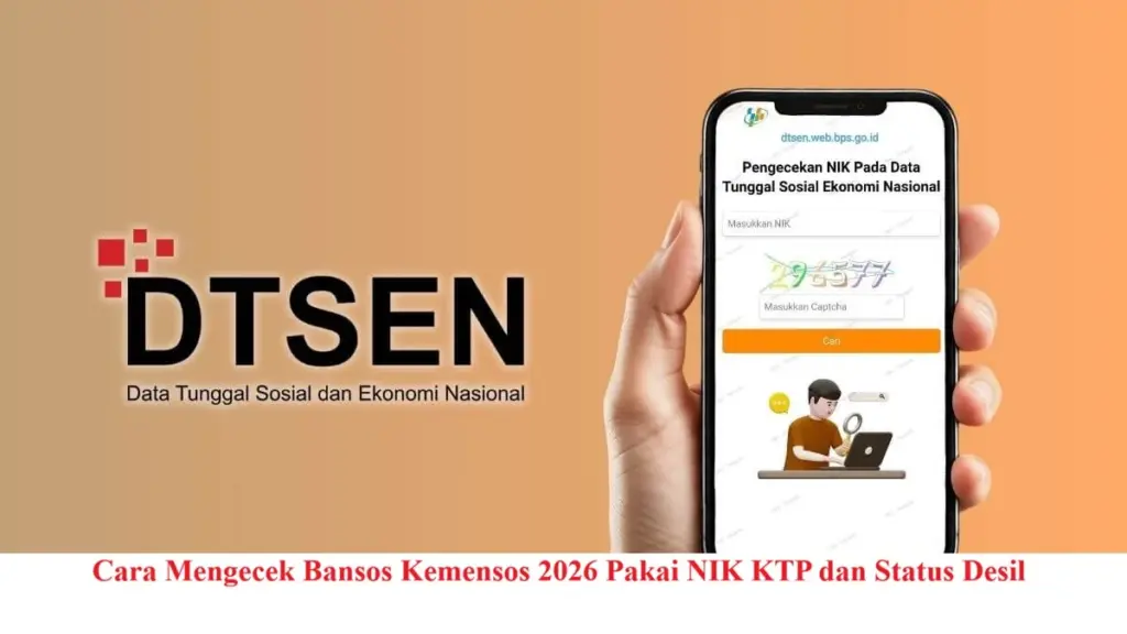 NIK KTP Jadi Kunci Cek Bansos Kemensos 2026, Status Penerima Tampil Dalam Hitungan Menit
