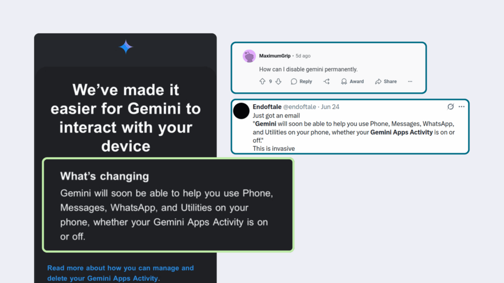 Gemini Dapat Membaca SMS Dan WhatsApp Di Android, Nonaktifkan Aktivitasnya Demi Privasi