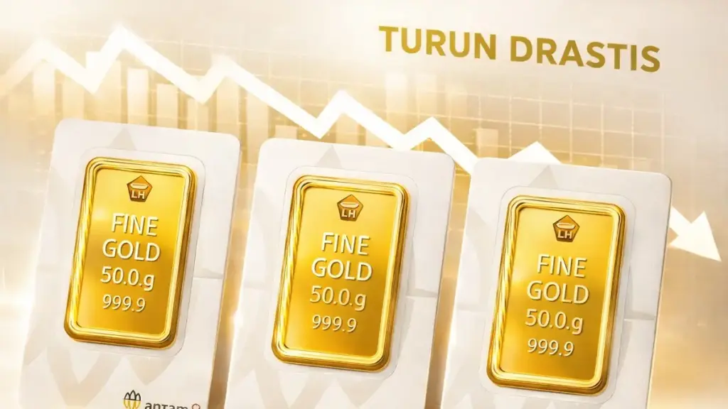 Buyback Emas Antam Turun Rp41 Ribu per Gram, Dampak Potongannya Terasa di Hasil Jual Kembali