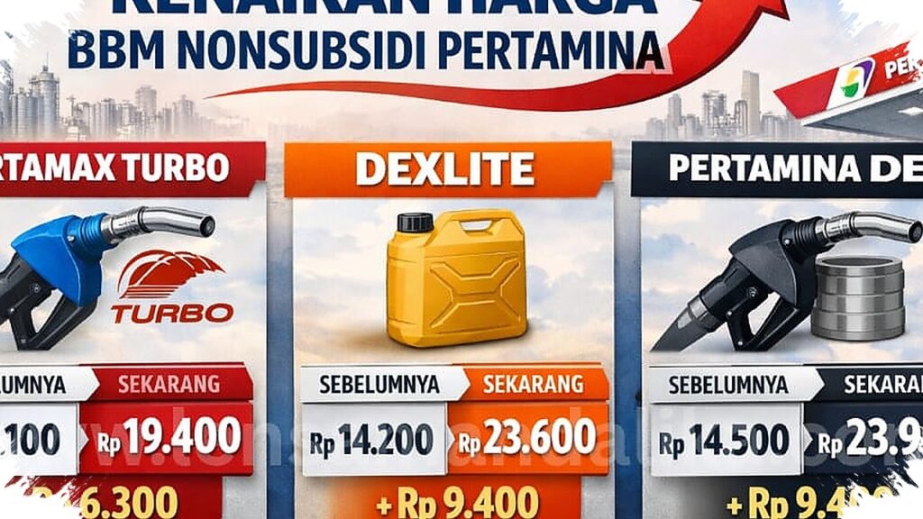 Dexlite Dan Pertamina Dex Tembus Rp 23 Ribuan, Harga BBM Non Subsidi Pertamina Kembali Naik