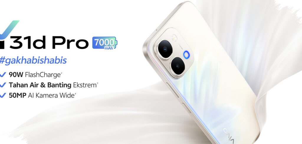 Baterai 7000mAh dan 90W Hadir di Vivo Y31d Pro, Cas Lama Tak Lagi Jadi Patokan