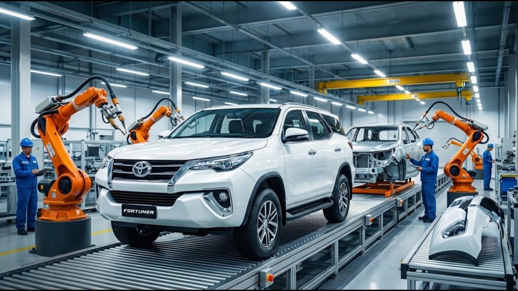 Lini Produksi Fortuner 2026 Bertaraf Industri 4.0, Dari Baja Presisi Hingga Uji ECU Ketat