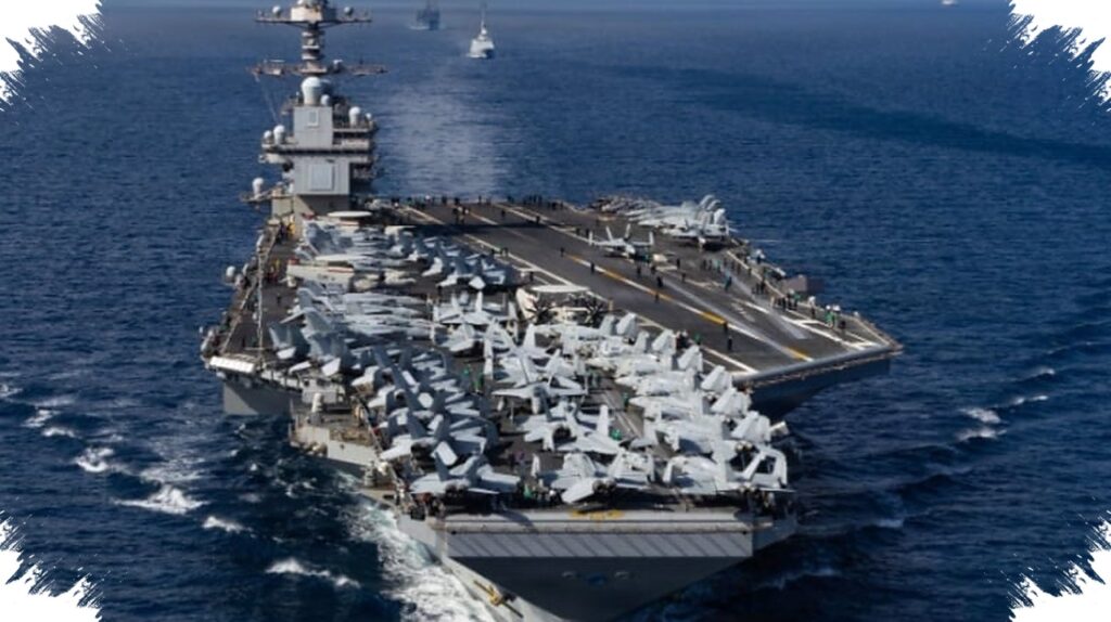 Kapal Induk USS Gerald Ford Bermasalah Di Laut, Ribuan Awak Harus Antre Toilet Hampir 10 Bulan