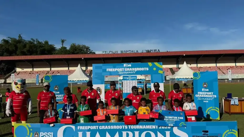 300 Anak Papua Masuki Jalur Pembinaan Timnas, Freeport Dan PSSI Perkuat Fondasi Di Jayapura