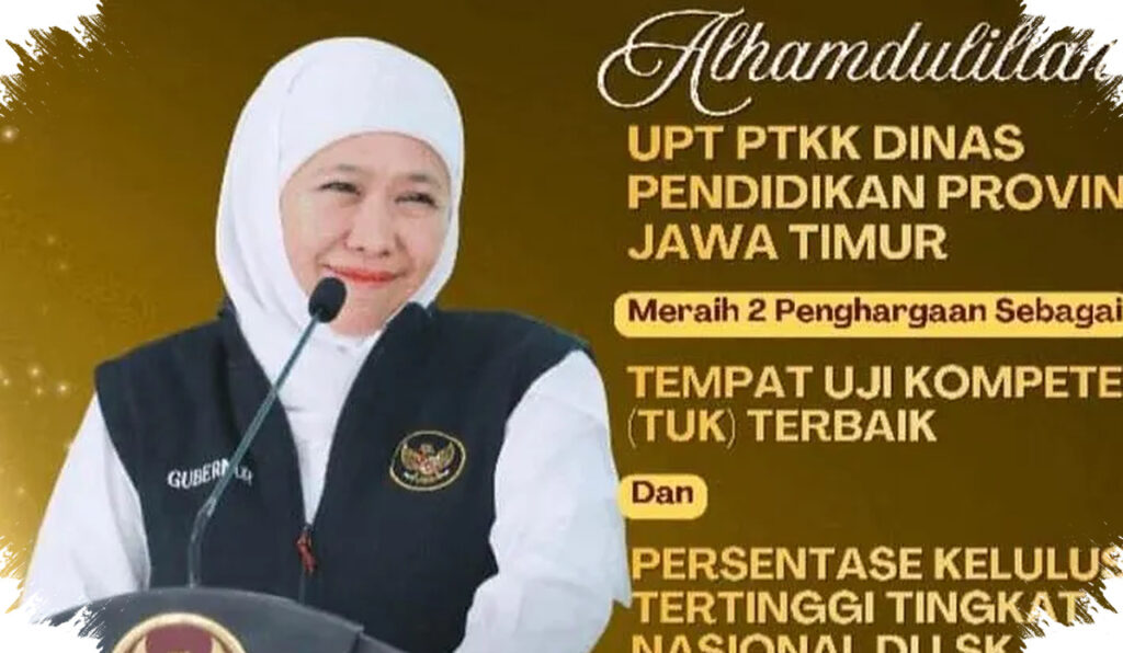 Dua Penghargaan Nasional untuk Jawa Timur, Khofifah Kebut Vokasi Kunci SDM Siap Kerja