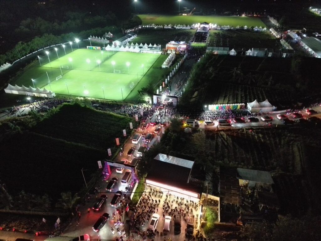 Bali United Training Center Diawasi Drone ETLE, Arus Kemala Run Dipantau Langsung dari Udara