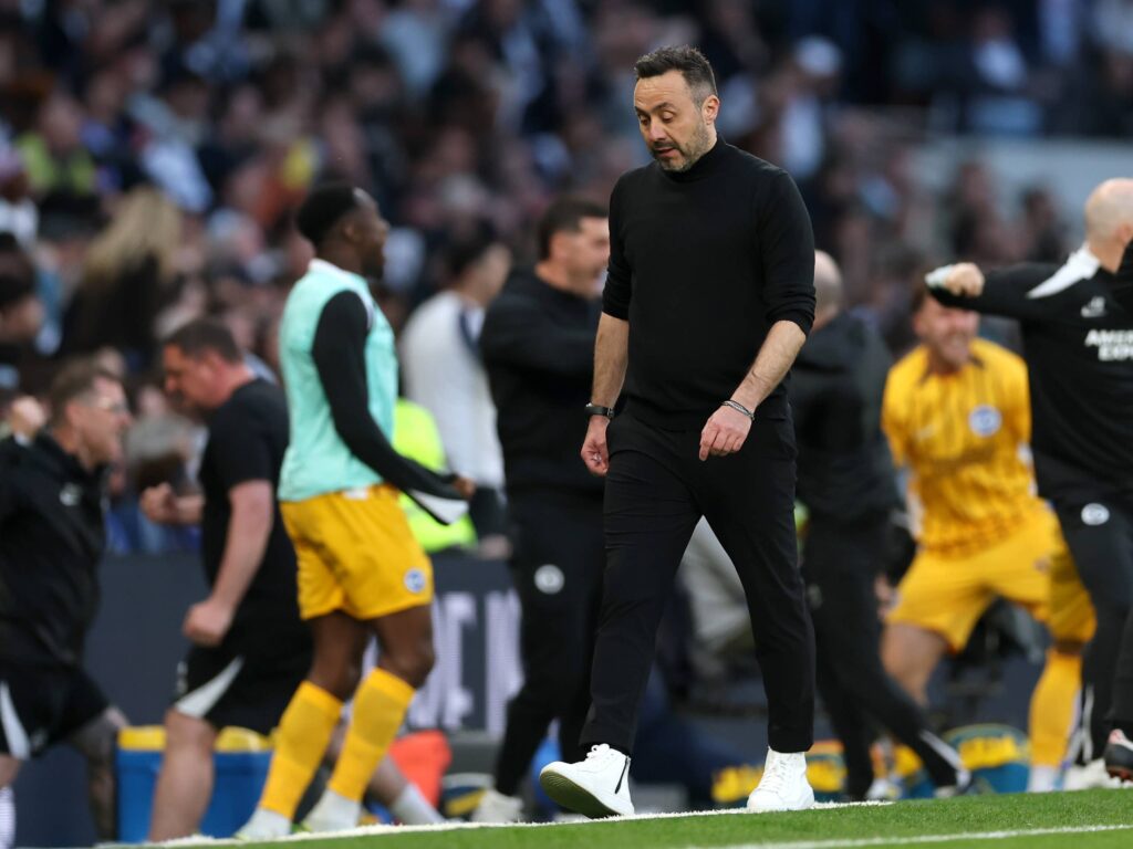 Tottenham Gagal Pertahankan Keunggulan, De Zerbi Sindir Mentalitas Usai Imbang 2-2 Lawan Brighton
