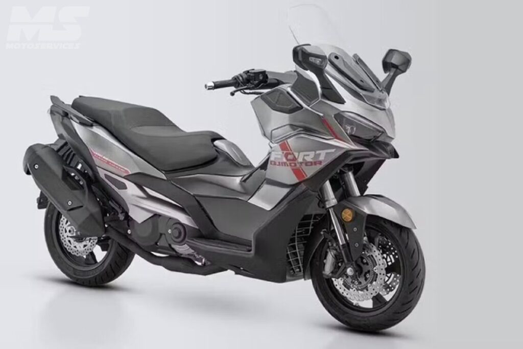 Mesin 550cc Dua Silinder QJMOTOR FORT 600, Penantang Baru Di Kelas Maxi Scooter Premium
