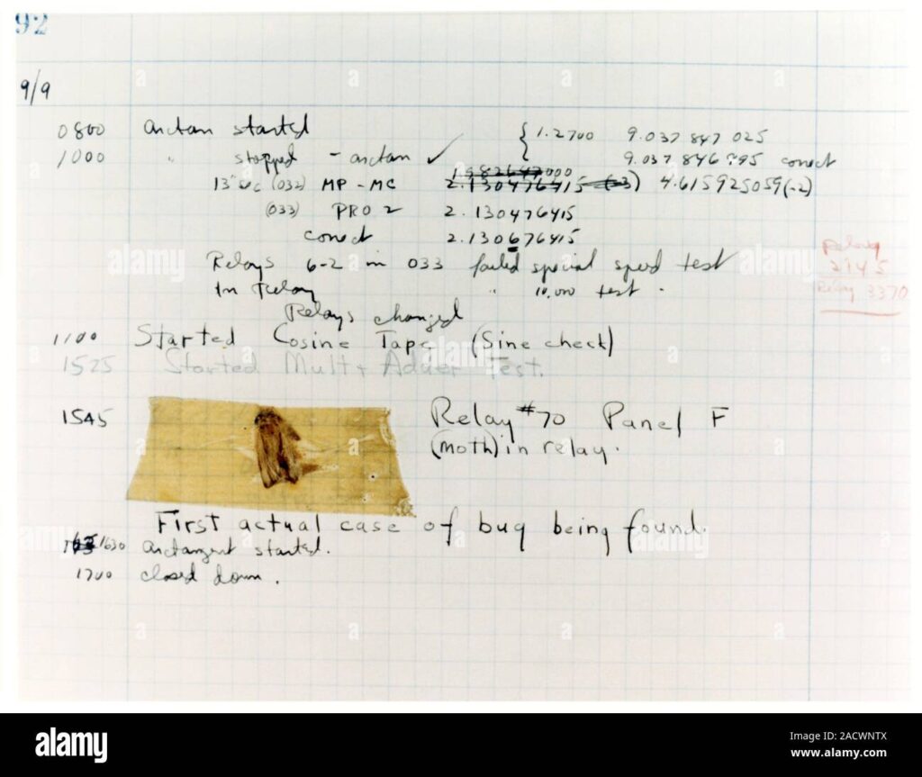 Ngengat Kecil di Harvard Mark II, Catatan Bug yang Mengubah Bahasa Teknologi