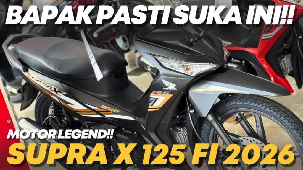 Honda Supra X 125 FI 2026 Masih Bertahan di Kelas Bebek, Efisiensi dan Reputasi Jadi Andalan