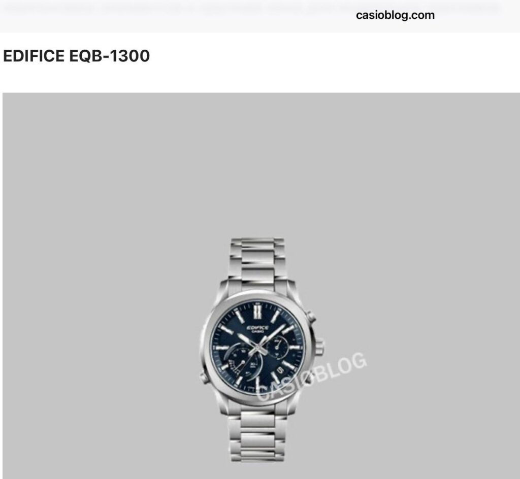 Tiga Varian Casio Edifice EQB-1300 Muncul Di Toko Resmi Eropa, Jam Baja Tipis Dengan Bluetooth Dan Tenaga Surya