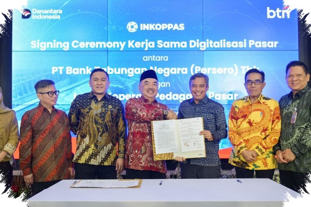 Akses Pembiayaan Pedagang Pasar Makin Luas, BTN Dan Inkoppas Percepat Digitalisasi Koperasi
