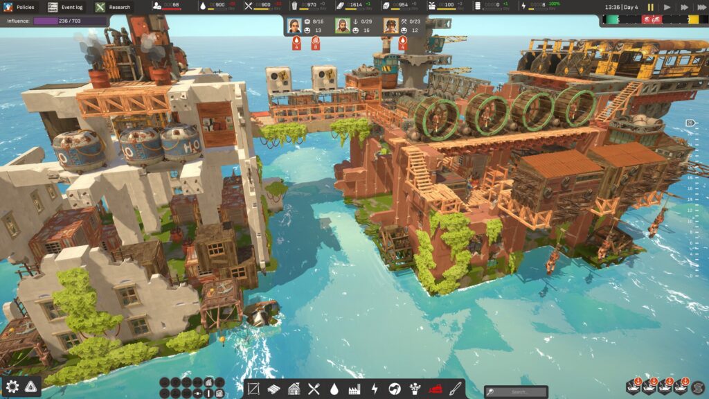 Kota Vertikal All Will Fall Tiba di Steam, Satu Penempatan Salah Bisa Memicu Ambruk Total