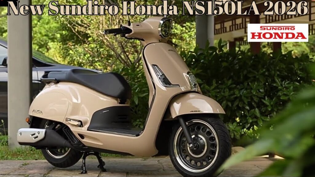 Honda NS150LA 2026 Hadir Dengan Kamera Aksi Dan TFT, Skuter Retro Berfitur Modern