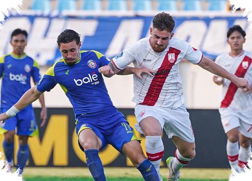 Dua Gol Gabriel Silva Antar Arema FC Taklukkan Persis 2-0 di Kanjuruhan
