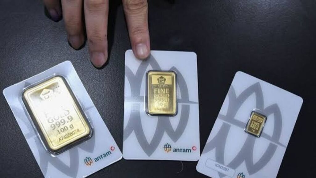 Harga Emas Antam Tetap Di Level Sabtu, Pasar Menanti Sinyal Baru Pekan Depan