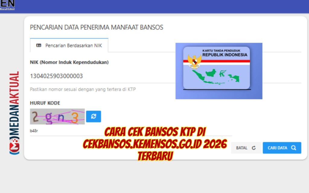Nama Penerima Bansos Bisa Dicek Lewat NIK KTP, Begini Cara Mengetahuinya di Kemensos 2026