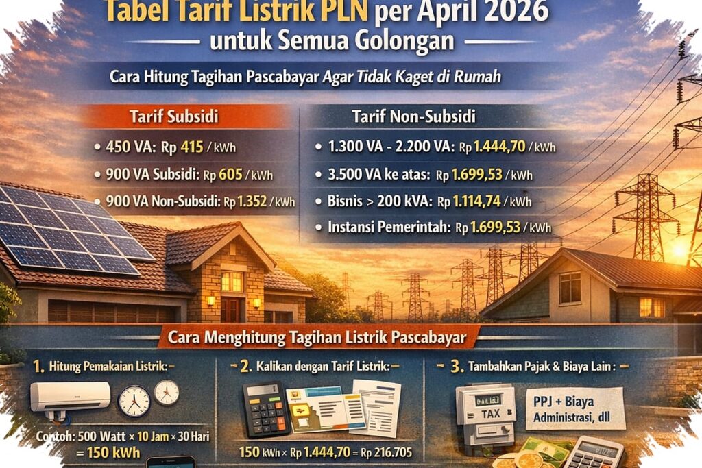 Pemerintah Tahan Tarif Listrik PLN Hingga 19 April 2026, Daya Beli Menjelang Lebaran Dijaga