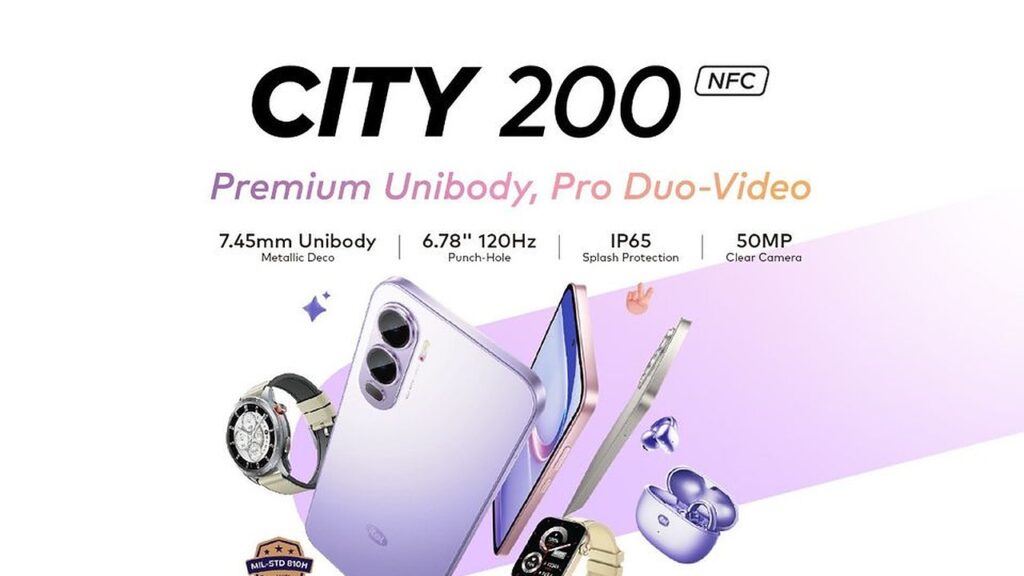 Bawa Layar 120Hz dan Kamera 50 MP, itel City 200 Naikkan Standar Ponsel Murah