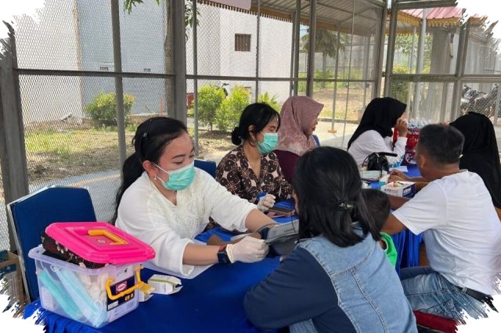 Pemeriksaan Gratis di Rutan Batam, Pengunjung Dapat Cek Tekanan Darah dan Gula Darah