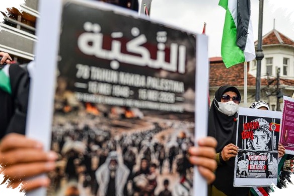 Nakba 78 Tahun Di Bandung, Asia Afrika Jadi Panggung Seruan Untuk Palestina
