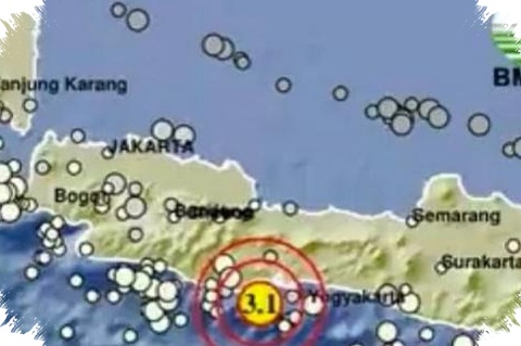 Pangandaran Diguncang Gempa 3,1, Pusatnya Tercatat 63 Kilometer di Bawah Permukaan