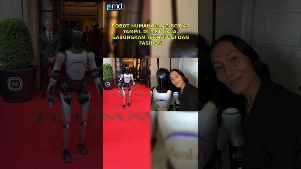 AGIBOT A2 Hadapi Kerumunan Met Gala, Robot Humanoid Ini Diuji Di Dunia Mode Nyata