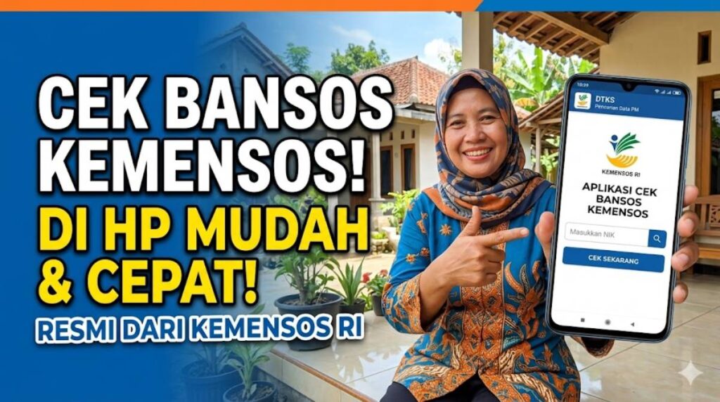 Lewat Smartphone, Warga Bisa Cek Status Bansos Kapan Saja Tanpa Datang ke Kantor