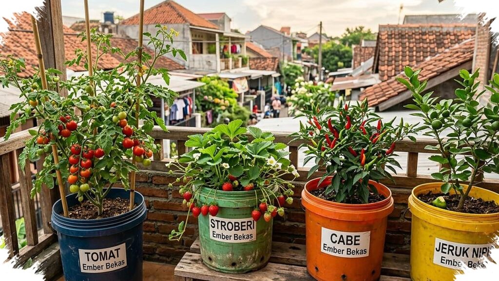 9 Buah Ini Bisa Dipanen Dari Ember, Solusi Praktis Untuk Rumah Sempit