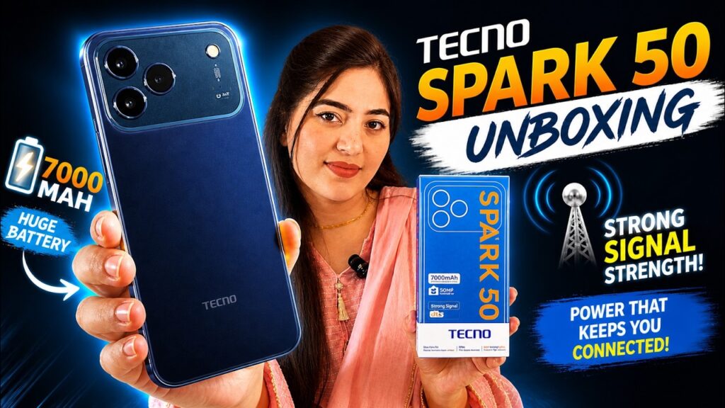 Baterai 7.000 mAh Jadi Andalan Tecno Spark 50, Ponsel Rp 1 Jutaan yang Siap Digeber Seharian
