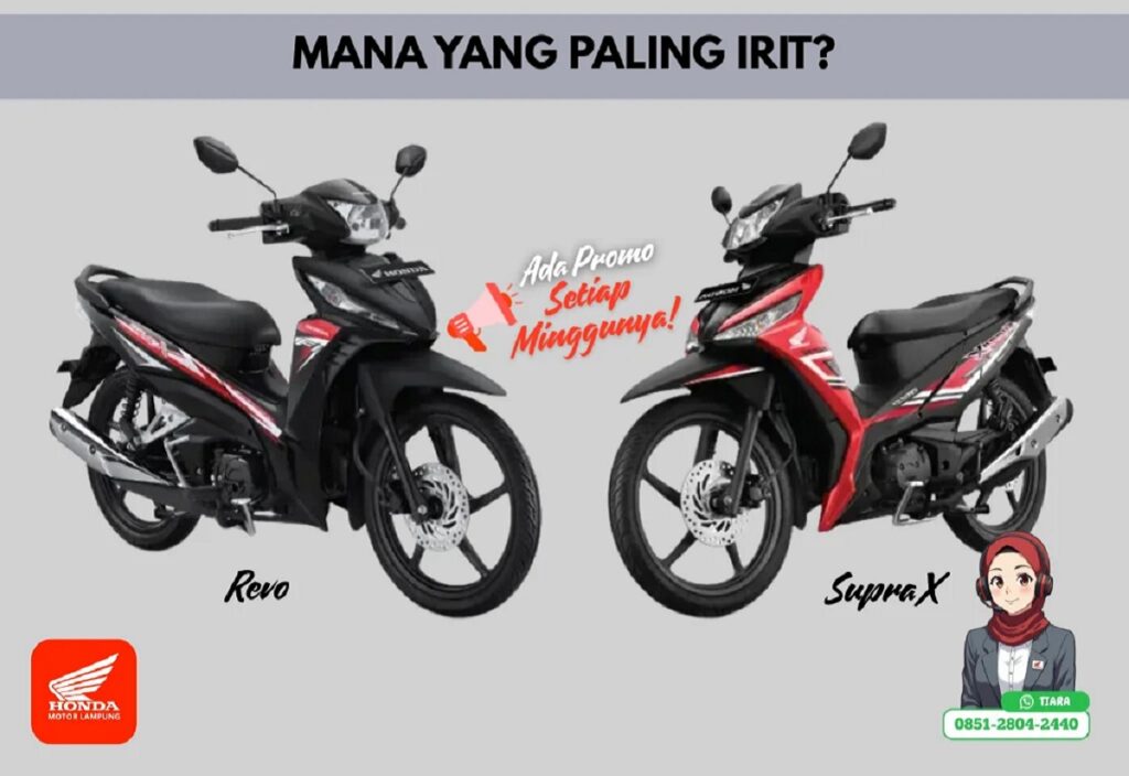 Supra X 125 Lebih Bertenaga Dan Terasa Mewah, Revo Tetap Unggul Dalam Iritnya