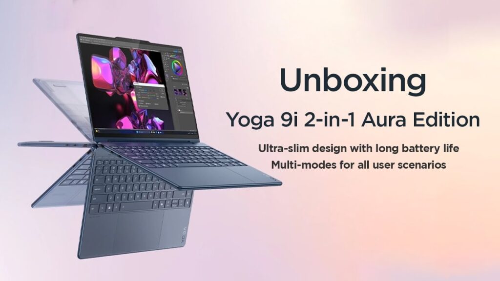 Baterainya Tahan Lama Dan Portnya Lengkap, Lenovo Yoga 9i Aura Edition Siap Dipakai Seharian di Perjalanan