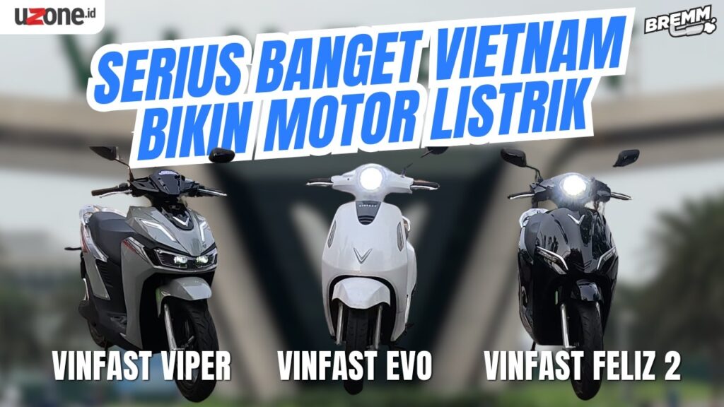 Motor 3000 Watt Dan Jarak 150 Km Jadi Andalan VinFast Viper untuk Kota Indonesia