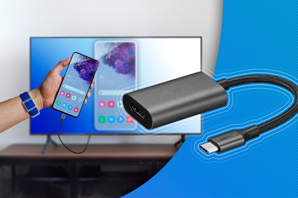 HP Bisa Tayang Ke TV Tanpa Aplikasi, Cukup Pakai Kabel Data Yang Sering Terlupakan