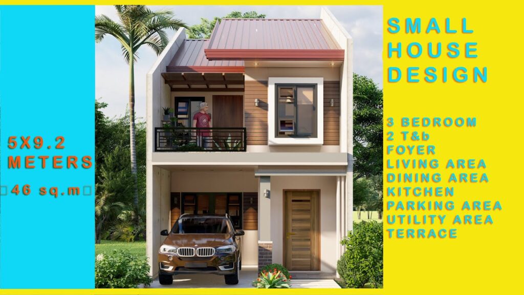 Dua Kamar di Rumah 5×9, Penataan Ruang Cerdas yang Membuat Hunian Tetap Lapang