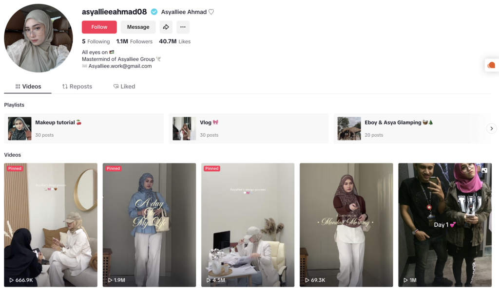 Pilihan Outfit Pantai Ala Asyalliee Ahmad, Ringan, Anggun, dan Tetap Rapi