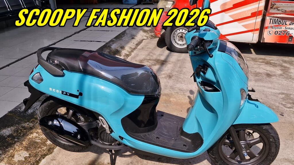 Honda Scoopy Mint 2026 Tawarkan Nuansa Pastel Segar Tanpa Mengorbankan Kenyamanan Harian